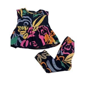 Baby GAP Playtime Favorites Outift Girls Size 2 Organic Cotton Excellent very ge